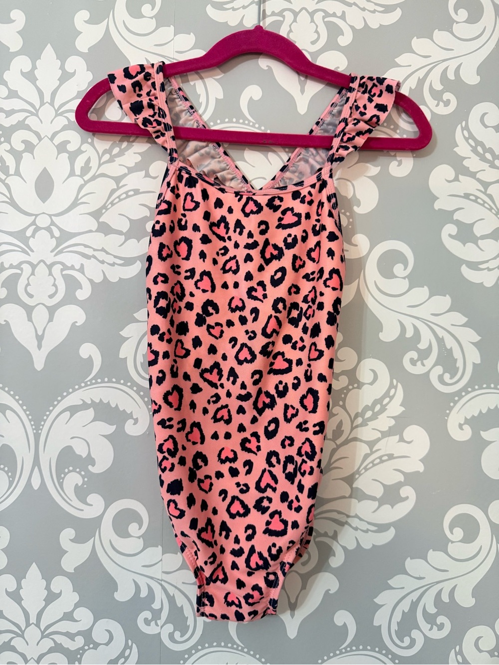 💫4/$25 • Arie Leopard Print Ruffle Detail Swimsuit